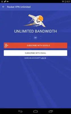 Rocket VPN android App screenshot 0