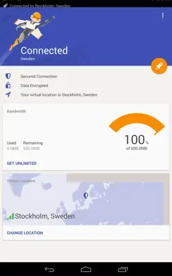 Rocket VPN android App screenshot 2